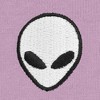 Dalix Alien Embroidered Fleece Jogger Cuff Sweatpant Sweats Soft Warm Cute Womens - 2 of 4