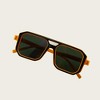 Anna-Kaci Unisex Oversized Angular Shield Sunglasses with Gradient Lenses and Bold Frame Design for Modern Street Style - 4 of 4