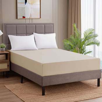 Fitted Sheet Brushed Microfiber Bottom Sheets with Built in Sheet Straps by Sweet Home Collection™
