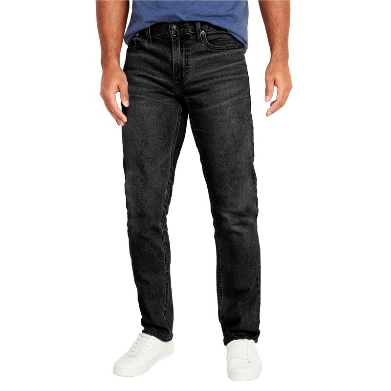 Blu Rock Men's Flex Stretch Slim Straight Jeans, 1 of 3