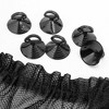 Unique Bargains Car Foldable SunShade Side Window Nylon Mesh Curtain 27.6"x16.5" Black 2 Pcs - 3 of 4
