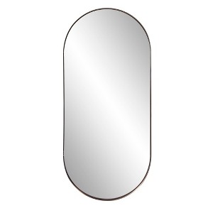 Howard Elliott Steele Stainless Steel Framed Mirror - 1 of 4
