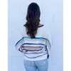 Women's Kate Striped Wide Neck Top - Shewin Inc. - 2 of 2