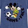 Girls' - Disney - Game Face Soccer Fitted Short Sleeve Graphic T-Shirt - 2 of 4