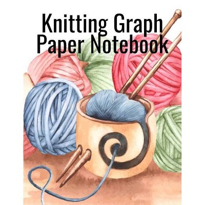 Knitting Graph Paper Notebook - by  Crafty Needle (Paperback)