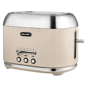 Kalorik 2-Slice Retro Toaster Refurbished Cream - 1 of 4