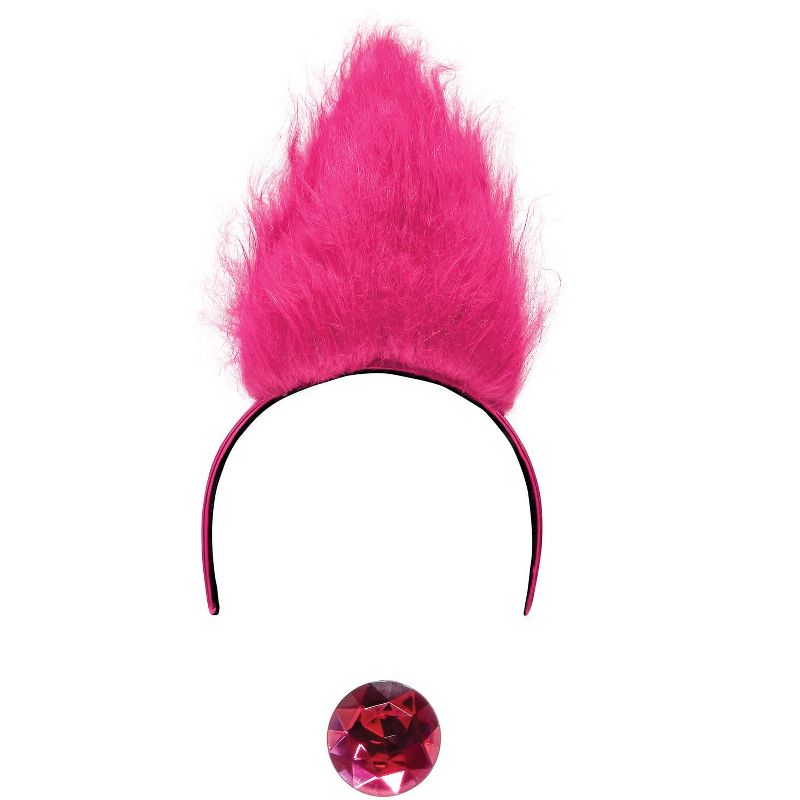 Trolls Pink Trolls Headband with Gem, 2 of 4
