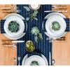 Solino Home Striped Linen Table Runner | Pinstripe - 3 of 4