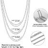 Waterproof Non-Tarnish Necklace Set, 18K Gold Plated Layered Dainty Chains, Stackable Jewelry Gift for Women - 4 of 4