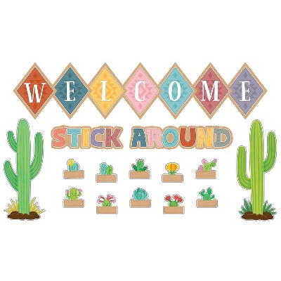 Teacher Created Resources Happy Cactus Crew Welcome Bulletin Board Set 48/Set (TCR6953)