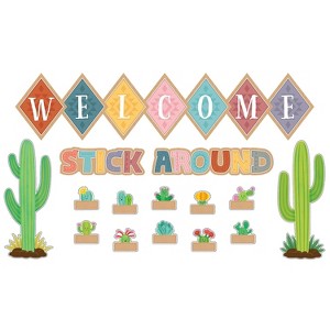 Teacher Created Resources Happy Cactus Crew Welcome Bulletin Board Set 48/Set (TCR6953) - 1 of 2