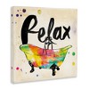 Stupell Industries Relax Rainbow Colors Icon Bath, 24" x 24" - 3 of 4