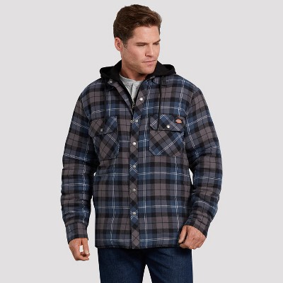 dickies plaid hooded jacket