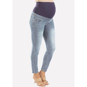 Women's Maternity Skinny Jeans - Angel Maternity - 1 of 3