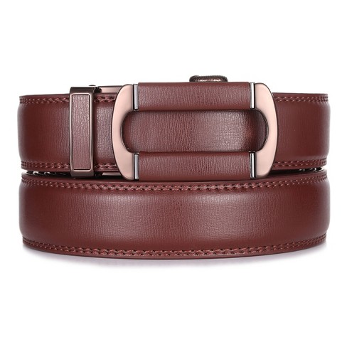 Men's Designer Leather Ratchet Belt