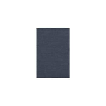 100 Dark Navy Blue Linen 80# Cover Paper Sheets - 5 X 7 (5X7