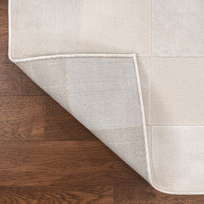 Thea 8' x 10' White/Cream Geometric Synthetic Area Rug