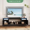 TV Stand for Living Room, Center Cabinet with Storage Place for TV Up to 75", Modern Entertainment Center with Storage Cabinet - 3 of 4