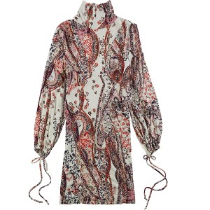 Free People Womens Mock Turtleneck Shift Dress - 1 of 1