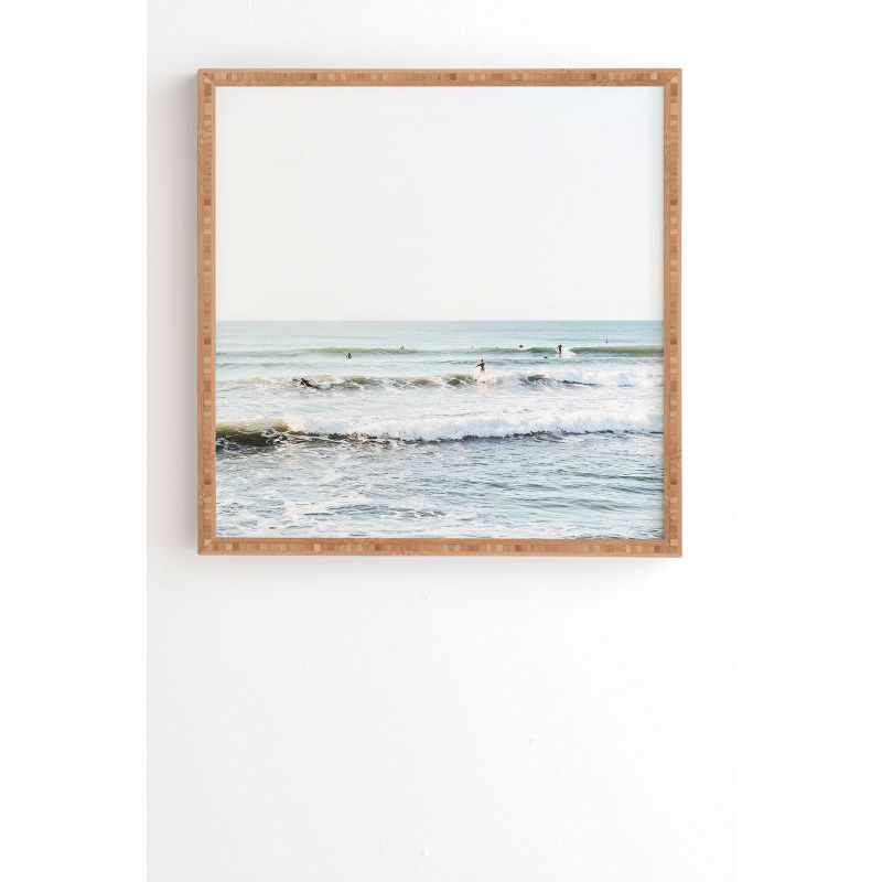 Bree Madden Surfer's Point Bamboo Framed Wall Poster - Deny Designs, 1 of 6