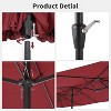 10x20 Pop Up Canopy Tent with 6 Removable Sidewalls, Waterproof Commercial Canopy Outdoor Gazebo Garden Tents for Parties with Sandbags - 3 of 4