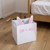 Anna-Kaci Animal Design Felt Storage Box with Cutout Handles and Foldable Structure 13.7x13.7x13.7in - 2 of 3