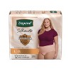 Depend Silhouette Incontinence & Postpartum Underwear for Women - Maximum Absorbency - 2 of 4