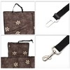 Unique Bargains Flower Prints Pet Car Seat Cover Brown 1 Pc - 3 of 4