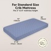 KeaBabies 2pk Soothe Fitted Crib Sheets Neutral, Organic Baby Crib Sheets, Fits Standard Nursery Baby Mattress - 3 of 4
