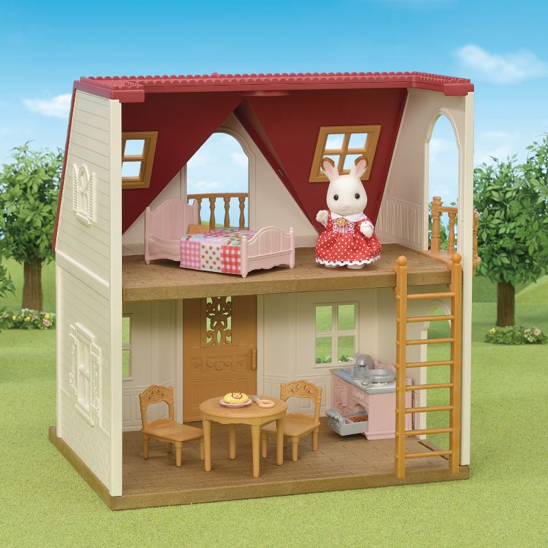 Calico Critters Red Roof Cozy Cottage, Dollhouse Playset with Figure, Furniture and Accessories, 2 of 10
