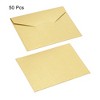 Unique Bargains Business Wedding Birthday V Flap Invitation Envelope 4 x 2.8 inch 50 Pcs - 3 of 4