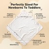Lyra Muslin Baby Towels with Hoods for Newborn Girls, Boys, 100% Organic Cotton Soft Hooded Baby Bath Towels - 3 of 4