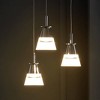 12.5" LED Metal Adjustable Alain Cascading Cluster Pendant Chrome - Jonathan Y: Overhead Kitchen Chandelier, ETL Listed - 3 of 4