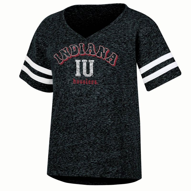 NCAA Indiana Hoosiers Girls&#39; Tape T-Shirt, 1 of 4