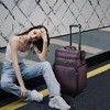 Byootique Soft Sided Rolling Makeup Train Case Cosmetic Organizer Crocodile Makeup Case Trolley Makeup Artist - 3 of 4
