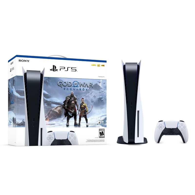 PlayStation 5 God of War Ragnarok Console with Wireless Controller, 1 of 15