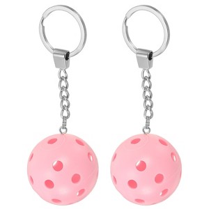Unique Bargains Mini Pickleball Ornament Keychains for Bag Luggage Tag - 1 of 4