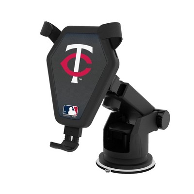 Keyscaper Minnesota Twins Linen 10-Watt Wireless Car Charger