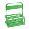 Unique Bargains 6 Cups Foldable Reusable Plastic Drink Carrier with Handle - 3 of 4