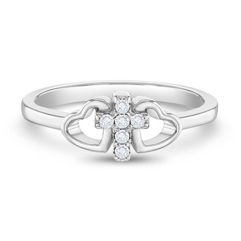 Cubic Zirconia Engagement Ring - Silver : Target