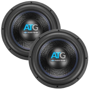 ATG Audio 12 inch 2.5" 4-layer aluminum 4Ω DVC 2 woofer bundle - 1 of 2
