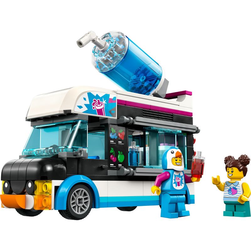 LEGO City Great Vehicles Penguin Slushy Van Truck Toy 60384, 3 of 10