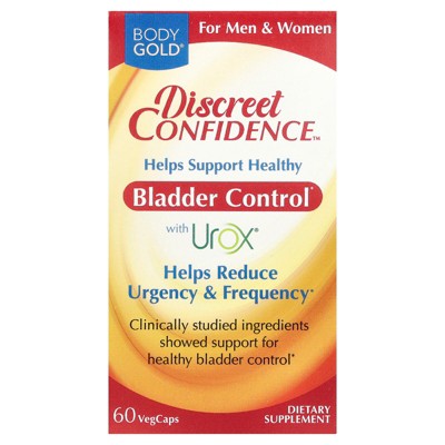 BodyGold Discreet Confidence™, For Men & Women, 60 VegCaps