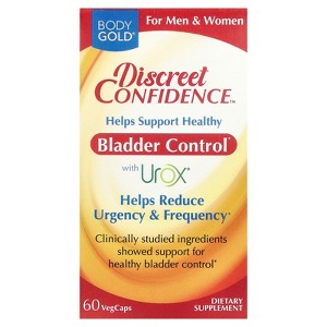 BodyGold Discreet Confidence™, For Men & Women, 60 VegCaps - 1 of 4