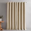 52"x84" Lush Decor Meena Slub 100% Blackout Window Curtain Panels Neutral Pair - 4 of 4