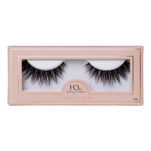 House of Lashes Iconic Mini Full Volume 100% Cruelty-Free Faux Mink Fibers False Eyelashes - 1pr - 1 of 2