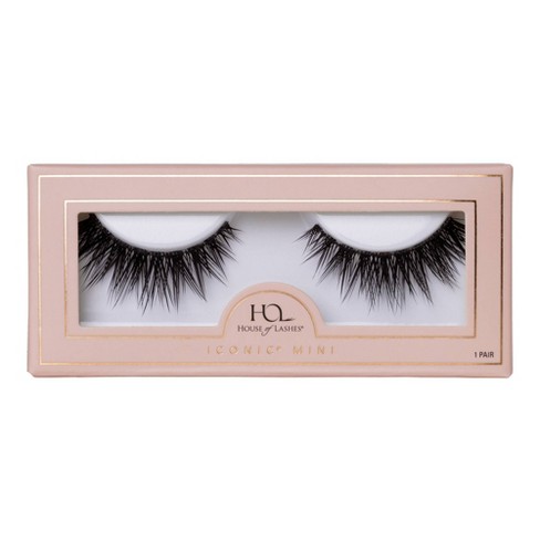 House of Lashes Iconic Mini Full Volume 100% Cruelty-Free Faux Mink Fibers False Eyelashes - 1pr - image 1 of 2