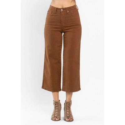 Women's Cropped Wide Leg Jean - Judy Blue
