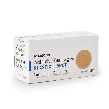 McKesson Spot Adhesive Bandages, Flexible Plastic