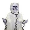 Fun World Hanging Skull Face Reaper Halloween Decoration - 60 in - Gray - 2 of 3